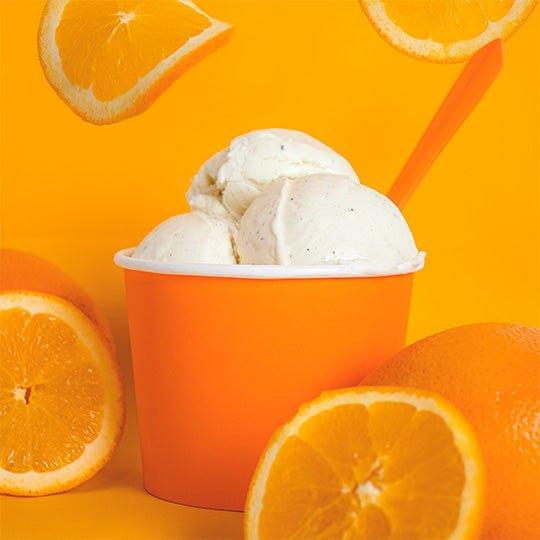 UNIQIFY® 6/8 oz Pretty Paper Ice Cream Cup Lids - Frozen Dessert Supplies