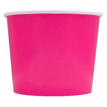 UNIQIFY® 12 oz Pink Ice Cream Cups - Frozen Dessert Supplies 63111