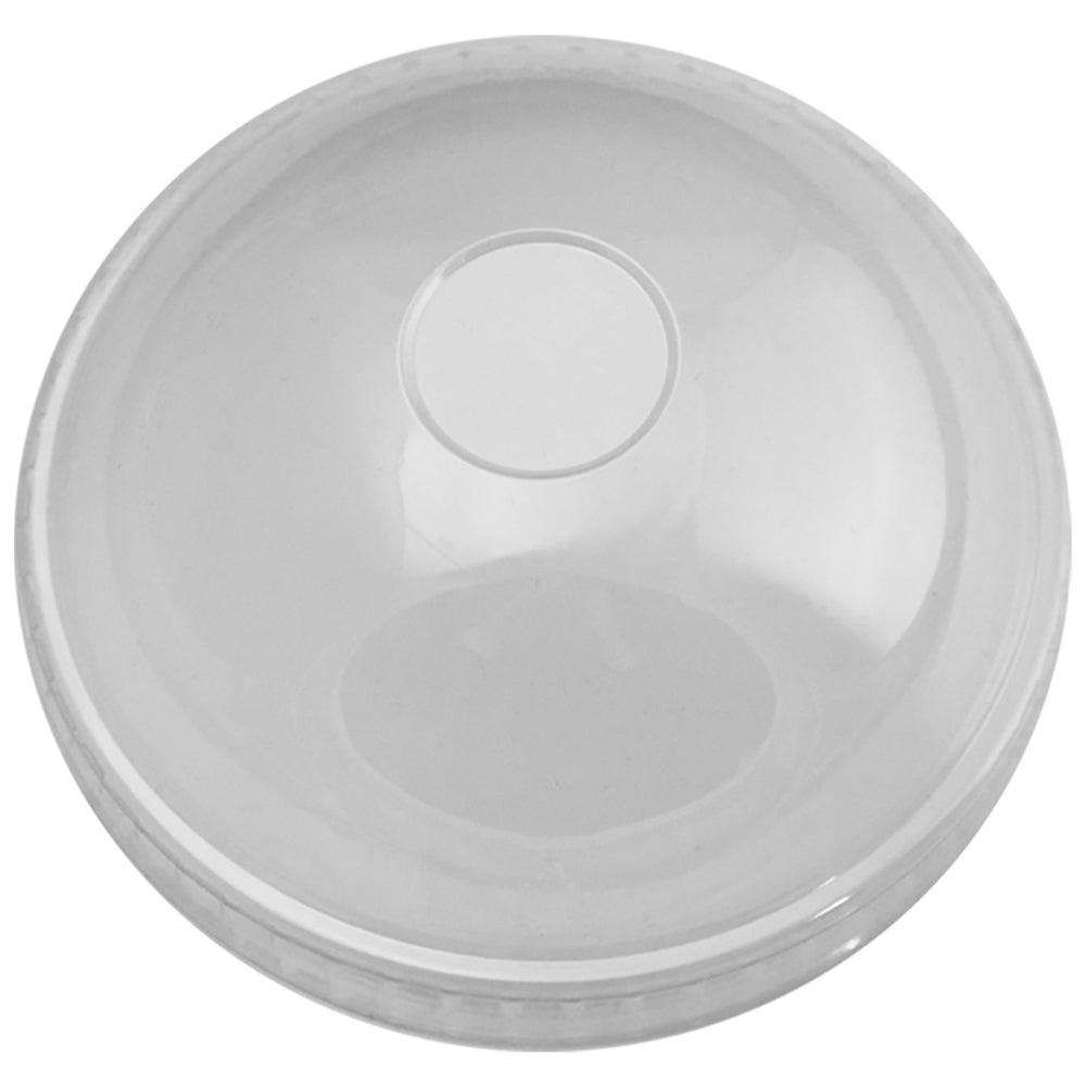 Choice 16 oz. Clear Round Dome Frozen Yogurt Lid with No Hole - 1000/Case