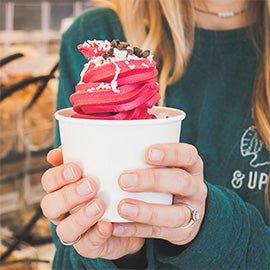 UNIQIFY® 16 oz Ice Cream To-Go Containers & Lids - Frozen Dessert
