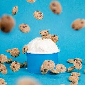 UNIQIFY® 3 oz Blue Ice Cream Cups - Frozen Dessert Supplies 03BLUESLDCUP