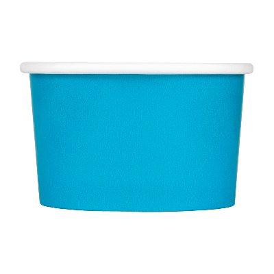 UNIQIFY® 3 oz Blue Ice Cream Cups - Frozen Dessert Supplies