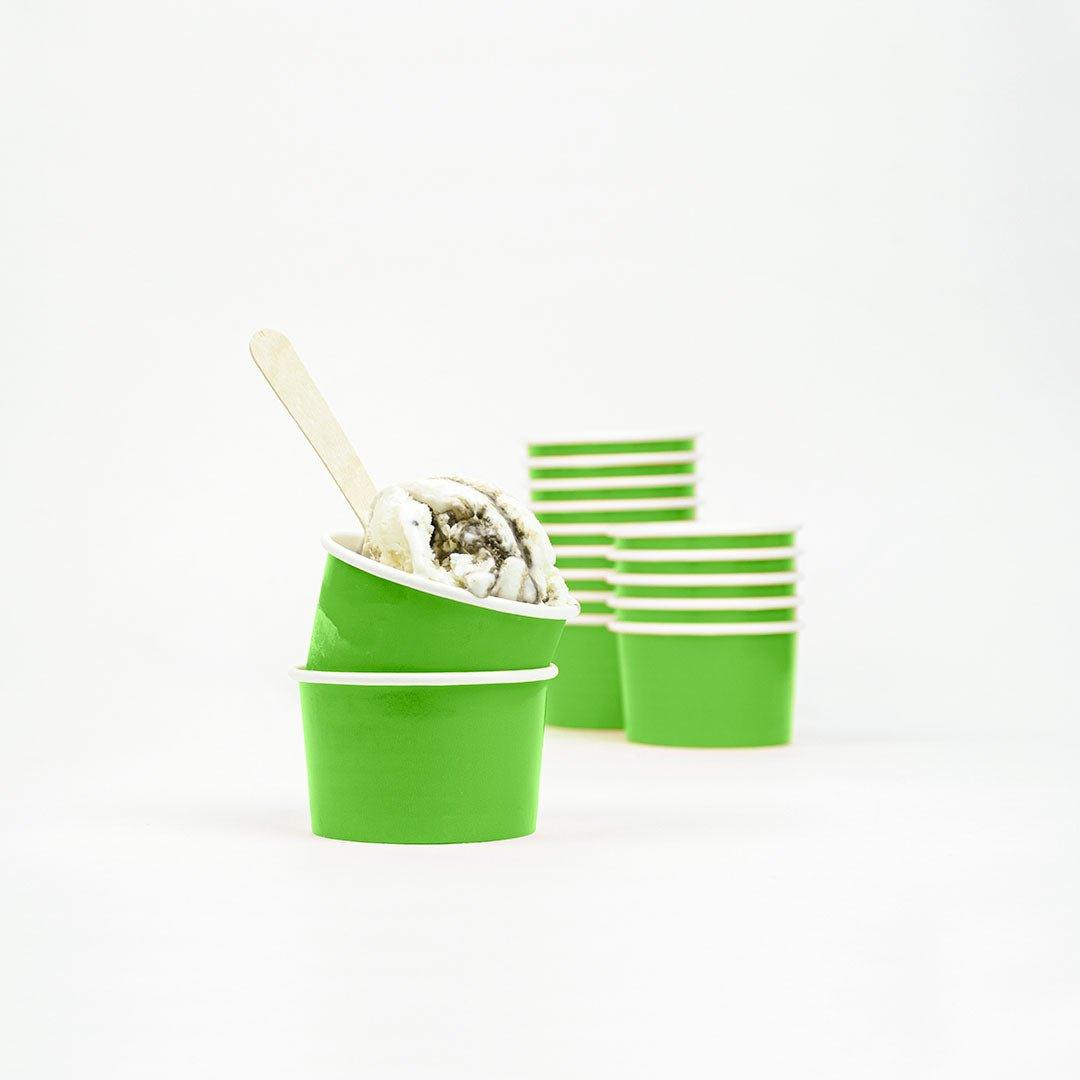 UNIQIFY® 4 oz Clear Dome Ice Cream Cup Lids