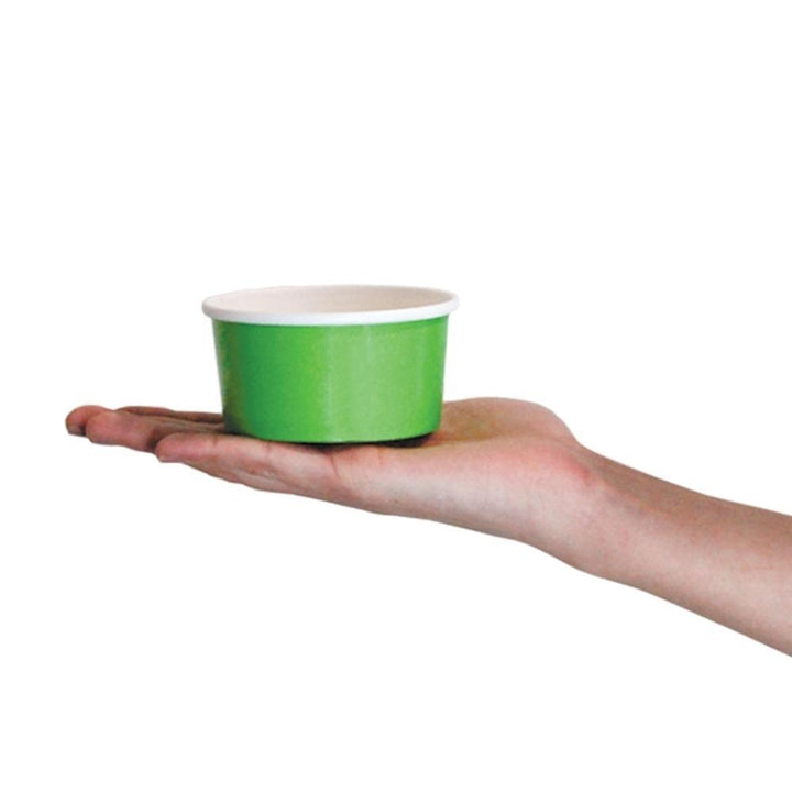 UNIQIFY® 5 oz Green Ice Cream Cups - 73210