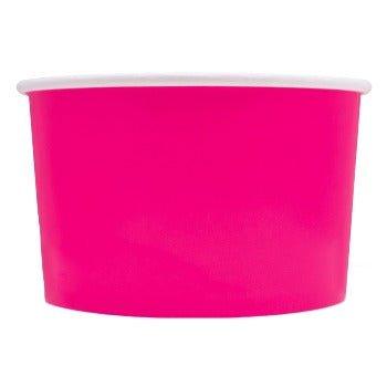 UNIQIFY® 5 oz Pink Ice Cream Cups - Frozen Dessert Supplies