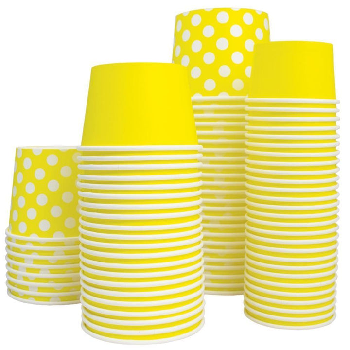 UNIQIFY® 6 oz Yellow Ice Cream Cups - 06YLLWFDSCUP