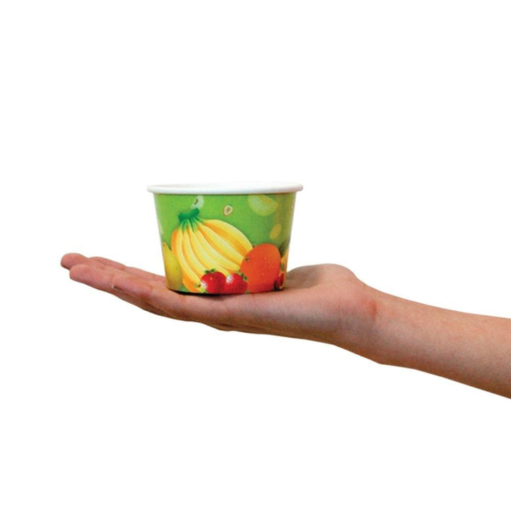 UNIQIFY® 8 oz Fresh Fruit Ice Cream Cups - 73550