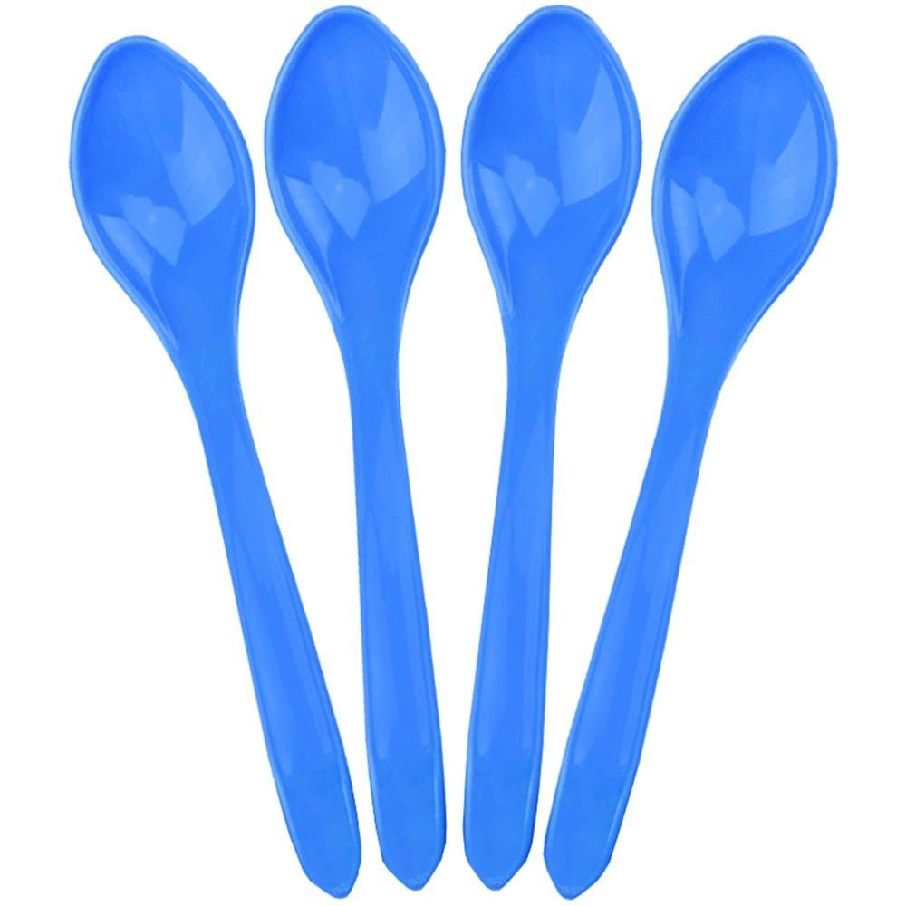 UNIQIFY® Blue Curve Ice Cream Spoons - Frozen Dessert Supplies 62912