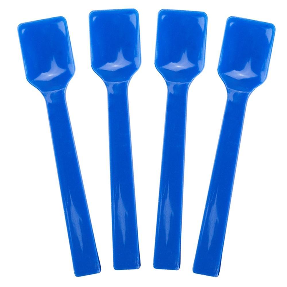 UNIQIFY® Blue Gelato Spoons - Frozen Dessert Supplies 36512