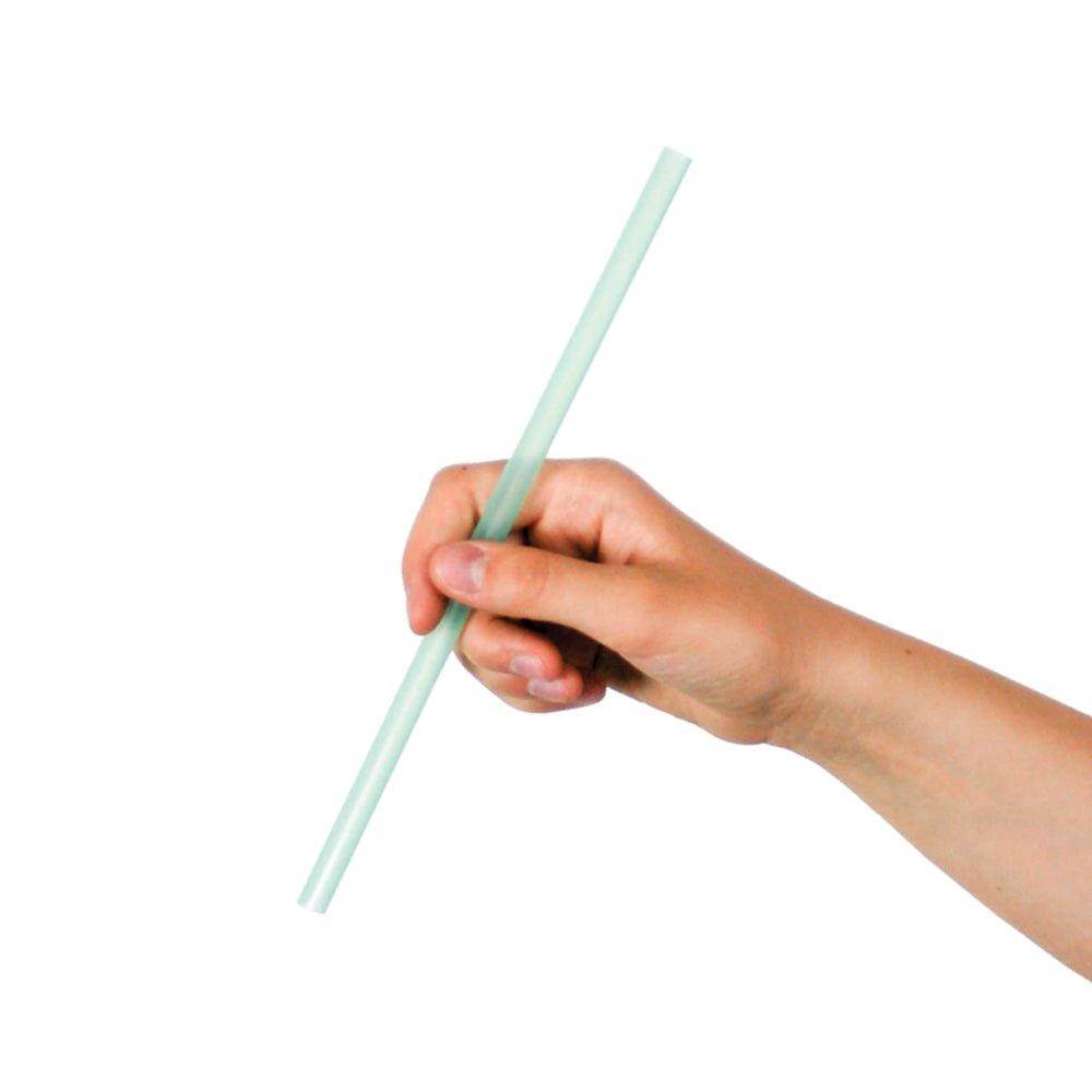 UNIQIFY® Crazy Color Changing Straws - Green to Blue - Frozen Dessert Supplies 50055