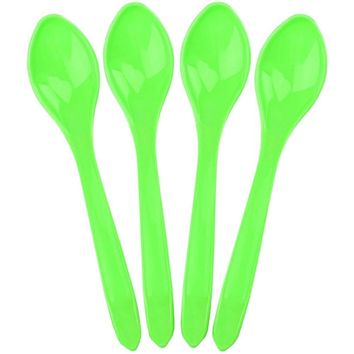 UNIQIFY® Green Curve Ice Cream Spoons - 62910