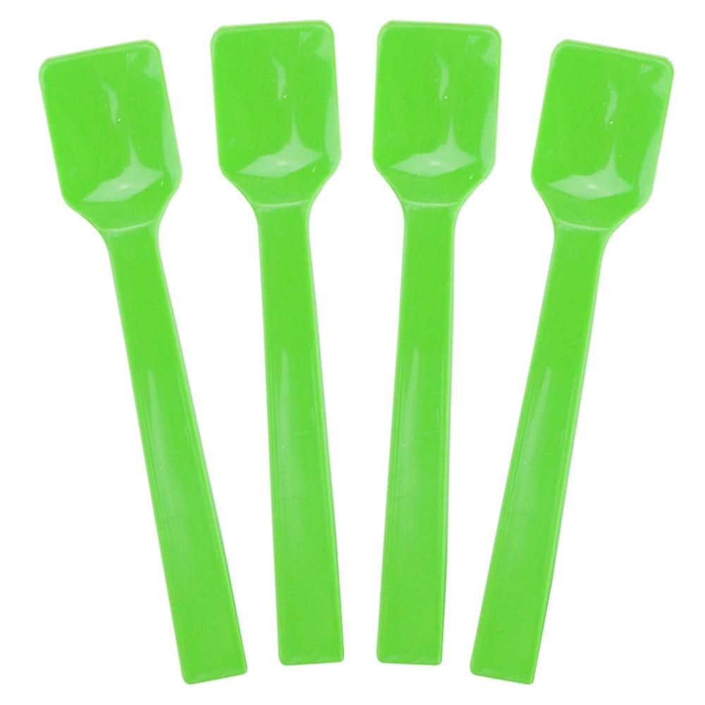 UNIQIFY® Green Gelato Spoons - Frozen Dessert Supplies 36510