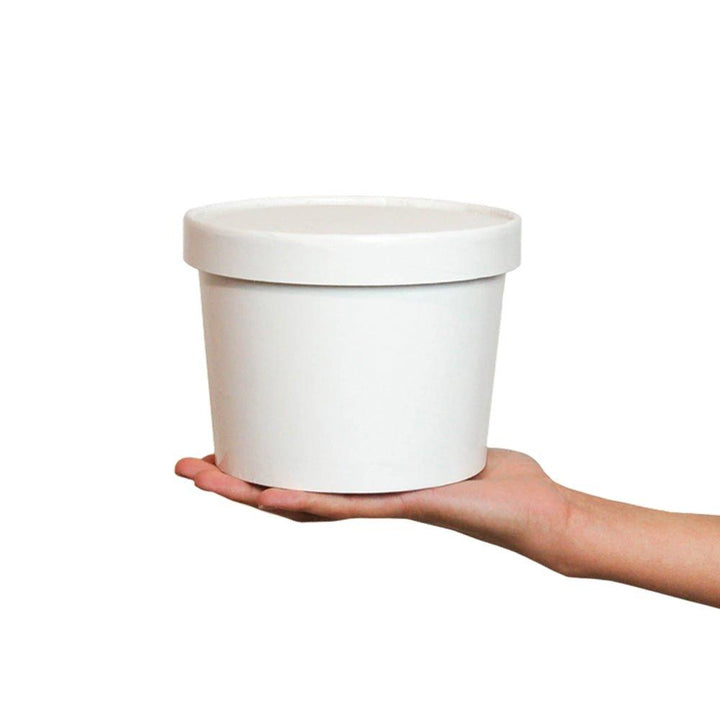 UNIQIFY® Half Gallon 64 oz Premium Ice Cream To Go Containers Non-Vented Lids - WTGC64LFDS