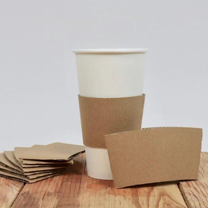 Kraft Coffee Cup Sleeves for 10 to 16 oz Cups - HCF100601