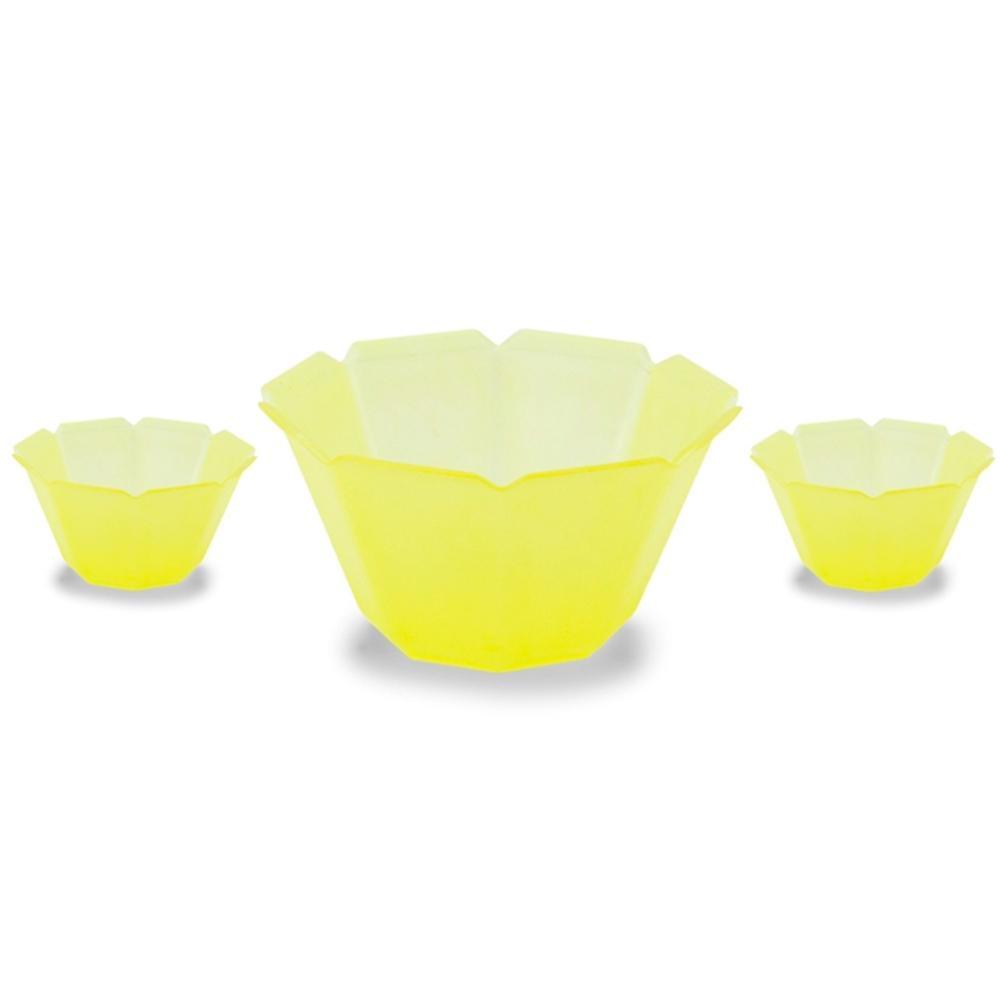 UNIQIFY® Petali 3 oz Yellow Gelato Cups - Frozen Dessert Supplies 84530