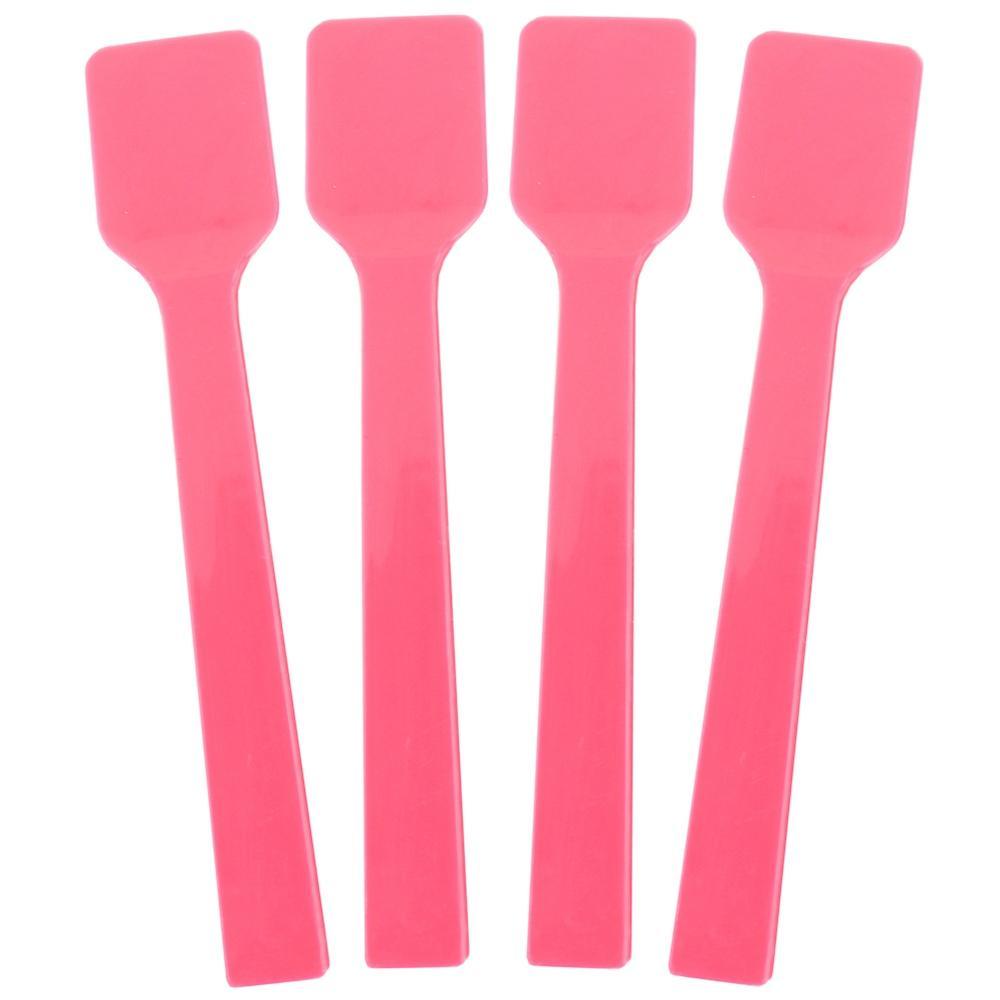 UNIQIFY® Pink Gelato Spoons - Frozen Dessert Supplies