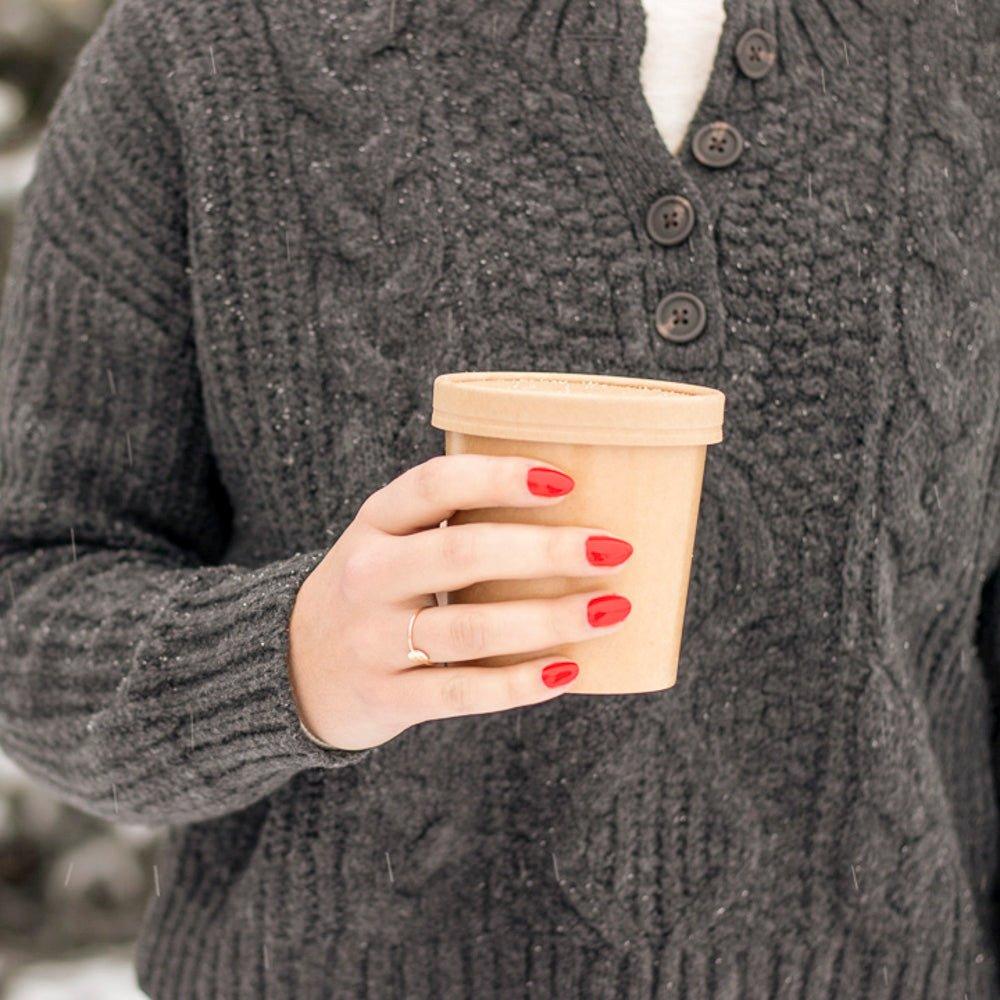 16 oz Ice Cream To-Go Containers with Lids - Frozen Dessert Supplies