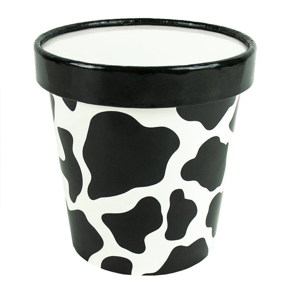 Cream Cow Tumbler Drinking Cup Glass Vinyl Cow Print Cream Cup Gifts 