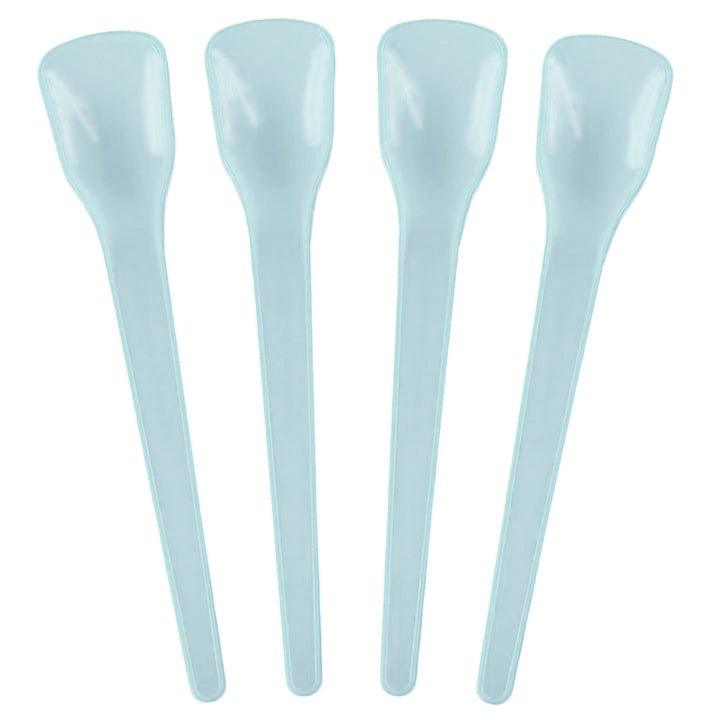 UNIQIFY® Slim Spadey Blue Ice Cream Spoons - Frozen Dessert Supplies 51612