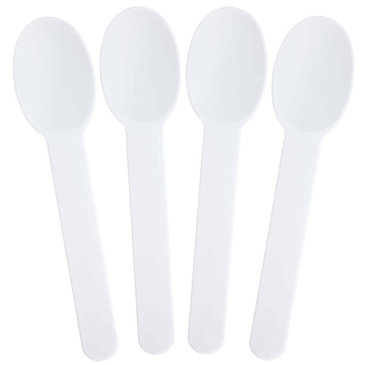 UNIQIFY® White Heavy Duty Ice Cream Spoons - 65019