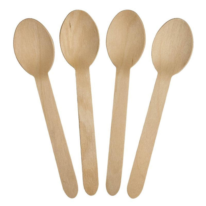 UNIQIFY® Wooden Heavy Weight Spoons - Frozen Dessert Supplies 65301