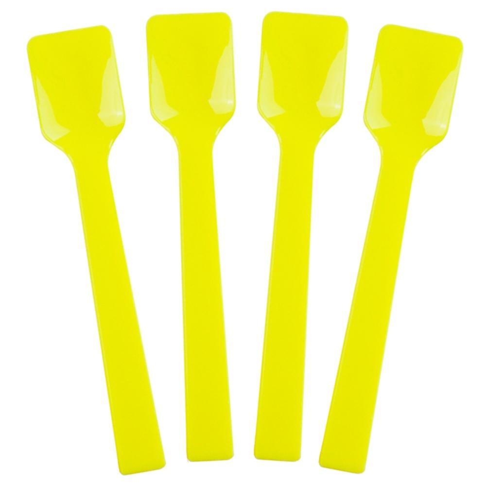 UNIQIFY® Yellow Gelato Spoons - Frozen Dessert Supplies